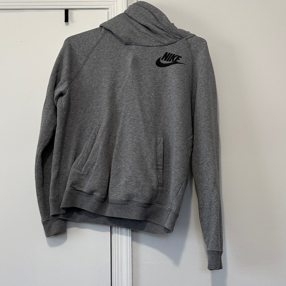 Nike Heather Gray Pullover Hoodie